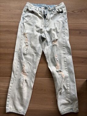 wild fable Light Wash Distressed Ankle Jeans